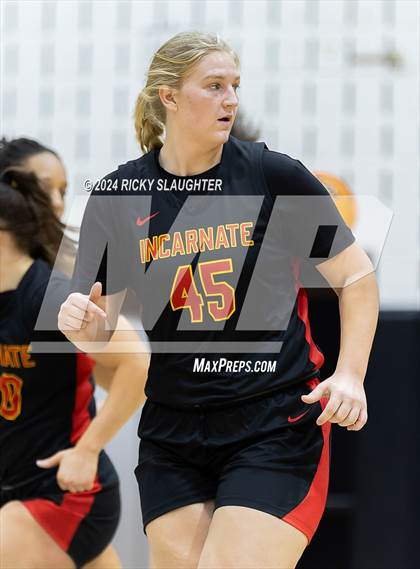Thumbnail 2 in Incarnate Word Academy vs Peoria Notre Dame (SWIC Showdown) photogallery.
