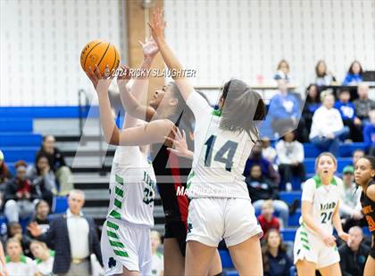 Thumbnail 1 in Incarnate Word Academy vs Peoria Notre Dame (SWIC Showdown) photogallery.