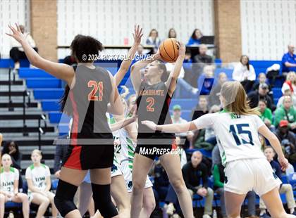 Thumbnail 3 in Incarnate Word Academy vs Peoria Notre Dame (SWIC Showdown) photogallery.