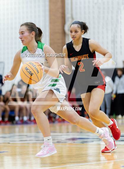 Thumbnail 2 in Incarnate Word Academy vs Peoria Notre Dame (SWIC Showdown) photogallery.