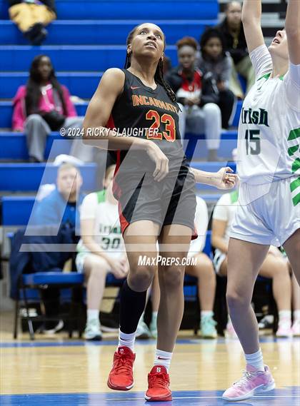 Thumbnail 3 in Incarnate Word Academy vs Peoria Notre Dame (SWIC Showdown) photogallery.
