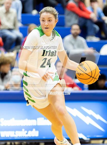 Thumbnail 1 in Incarnate Word Academy vs Peoria Notre Dame (SWIC Showdown) photogallery.