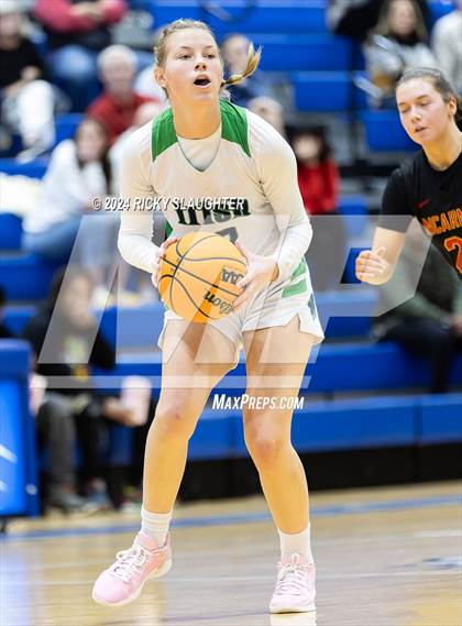 Thumbnail 1 in Incarnate Word Academy vs Peoria Notre Dame (SWIC Showdown) photogallery.