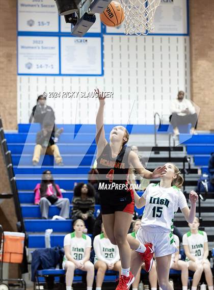 Thumbnail 3 in Incarnate Word Academy vs Peoria Notre Dame (SWIC Showdown) photogallery.