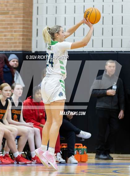Thumbnail 1 in Incarnate Word Academy vs Peoria Notre Dame (SWIC Showdown) photogallery.