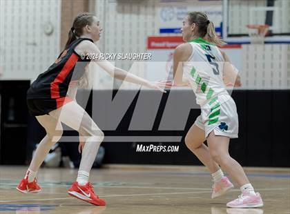 Thumbnail 1 in Incarnate Word Academy vs Peoria Notre Dame (SWIC Showdown) photogallery.