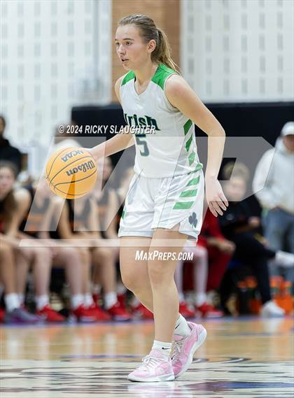 Thumbnail 3 in Incarnate Word Academy vs Peoria Notre Dame (SWIC Showdown) photogallery.