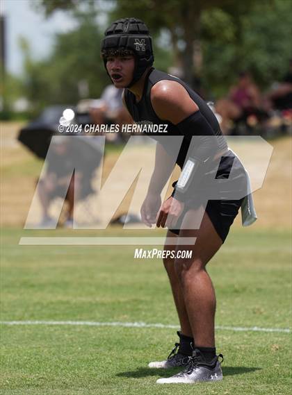 Thumbnail 2 in Brady vs Morton (Texas State 7 on 7 Tournament) photogallery.