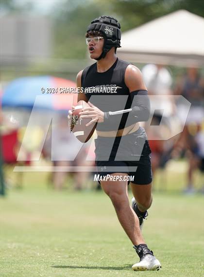 Thumbnail 2 in Brady vs Morton (Texas State 7 on 7 Tournament) photogallery.