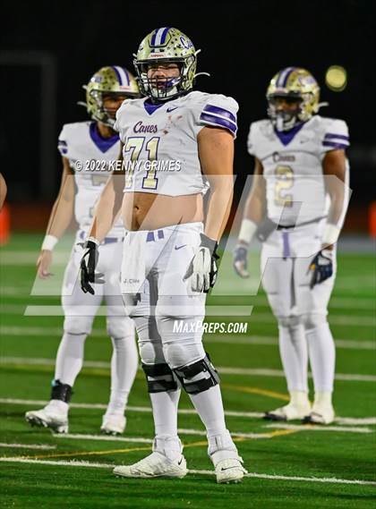 Thumbnail 3 in Cambridge vs. Cartersville (GHSA 5A Round 2 Playoff) photogallery.