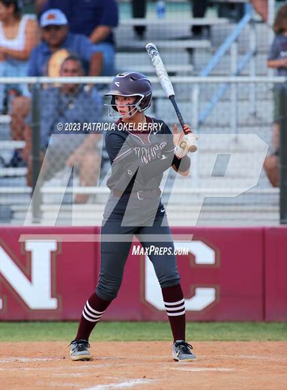 Thumbnail 2 in Heights vs Cinco Ranch (UIL Softball 6A Region 3 Area Game 2) photogallery.