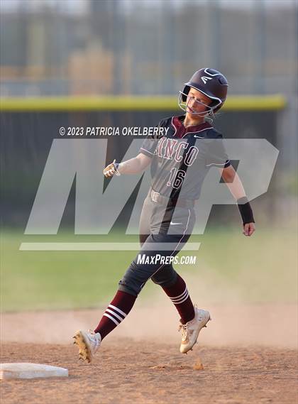 Thumbnail 3 in Heights vs Cinco Ranch (UIL Softball 6A Region 3 Area Game 2) photogallery.