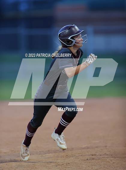 Thumbnail 2 in Heights vs Cinco Ranch (UIL Softball 6A Region 3 Area Game 2) photogallery.