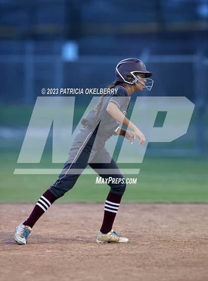 Thumbnail 2 in Heights vs Cinco Ranch (UIL Softball 6A Region 3 Area Game 2) photogallery.
