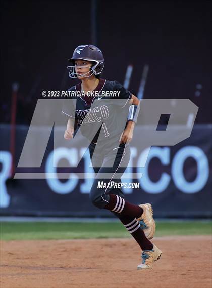 Thumbnail 1 in Heights vs Cinco Ranch (UIL Softball 6A Region 3 Area Game 2) photogallery.