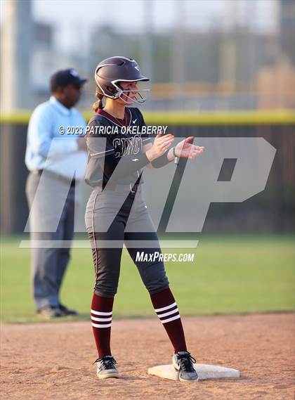 Thumbnail 2 in Heights vs Cinco Ranch (UIL Softball 6A Region 3 Area Game 2) photogallery.