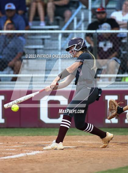 Thumbnail 2 in Heights vs Cinco Ranch (UIL Softball 6A Region 3 Area Game 2) photogallery.