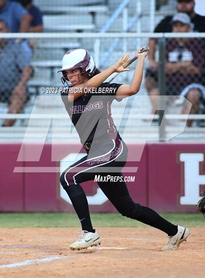 Thumbnail 2 in Heights vs Cinco Ranch (UIL Softball 6A Region 3 Area Game 2) photogallery.
