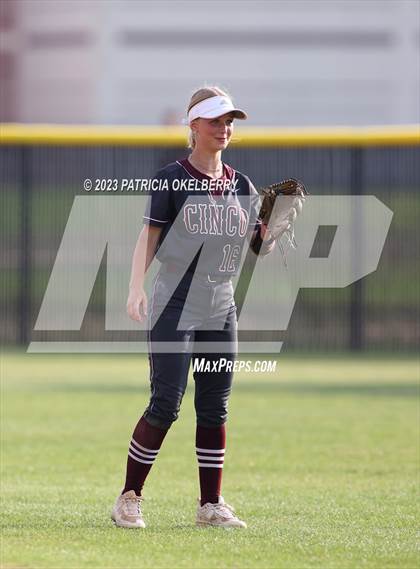 Thumbnail 3 in Heights vs Cinco Ranch (UIL Softball 6A Region 3 Area Game 2) photogallery.