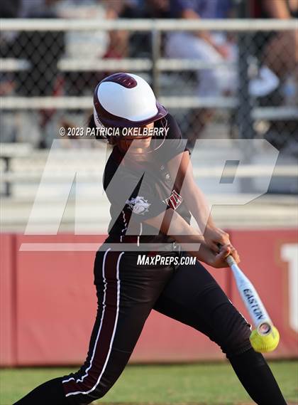 Thumbnail 1 in Heights vs Cinco Ranch (UIL Softball 6A Region 3 Area Game 2) photogallery.