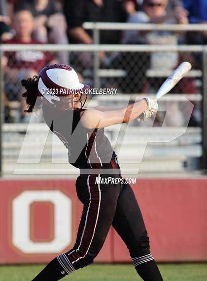 Thumbnail 1 in Heights vs Cinco Ranch (UIL Softball 6A Region 3 Area Game 2) photogallery.