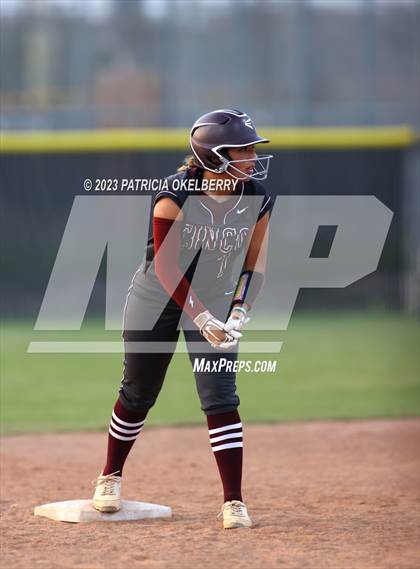 Thumbnail 1 in Heights vs Cinco Ranch (UIL Softball 6A Region 3 Area Game 2) photogallery.