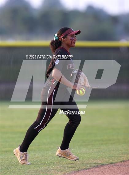 Thumbnail 3 in Heights vs Cinco Ranch (UIL Softball 6A Region 3 Area Game 2) photogallery.