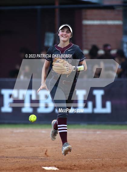 Thumbnail 1 in Heights vs Cinco Ranch (UIL Softball 6A Region 3 Area Game 2) photogallery.