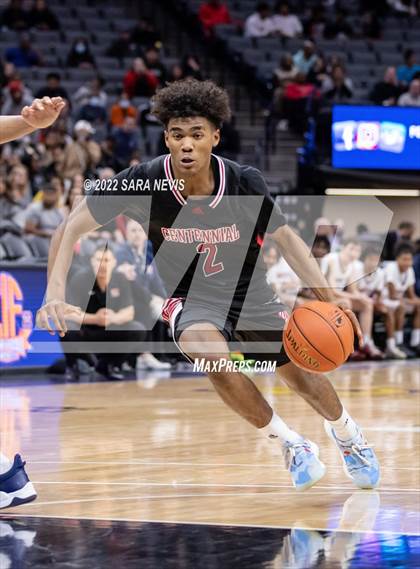 Thumbnail 1 in Centennial vs. Modesto Christian (CIF Open Division Championship) photogallery.