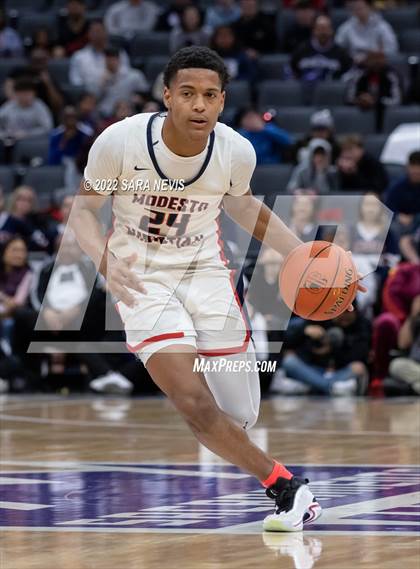 Thumbnail 1 in Centennial vs. Modesto Christian (CIF Open Division Championship) photogallery.