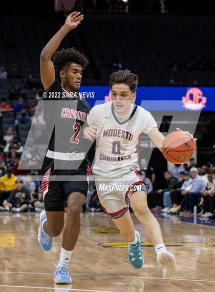 Thumbnail 1 in Centennial vs. Modesto Christian (CIF Open Division Championship) photogallery.