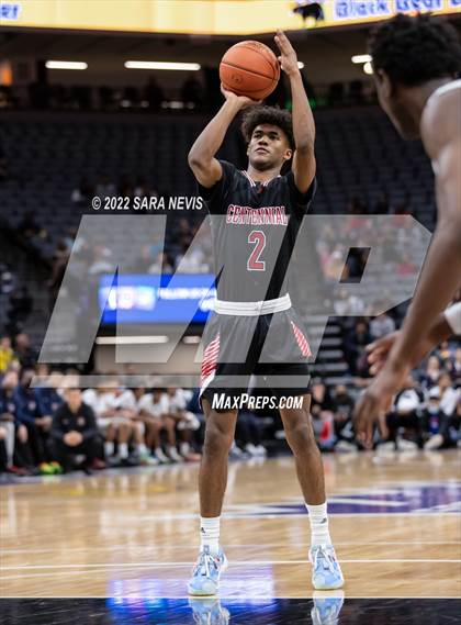Thumbnail 2 in Centennial vs. Modesto Christian (CIF Open Division Championship) photogallery.