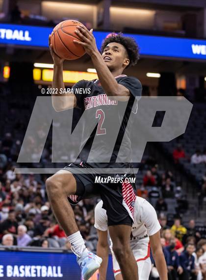 Thumbnail 2 in Centennial vs. Modesto Christian (CIF Open Division Championship) photogallery.