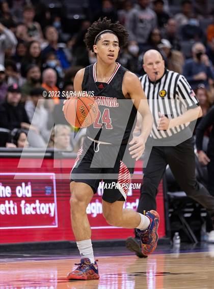 Thumbnail 1 in Centennial vs. Modesto Christian (CIF Open Division Championship) photogallery.