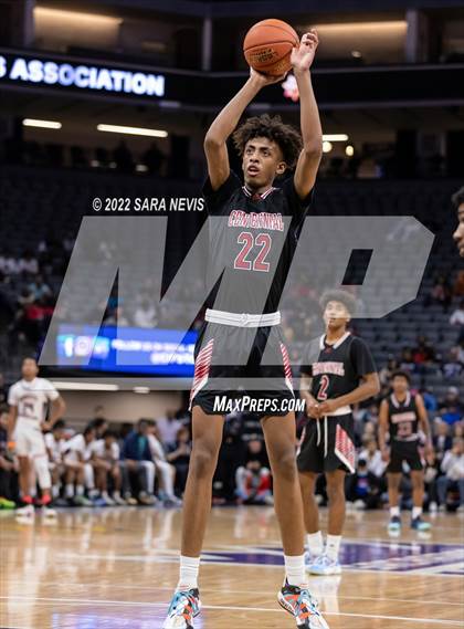 Thumbnail 3 in Centennial vs. Modesto Christian (CIF Open Division Championship) photogallery.