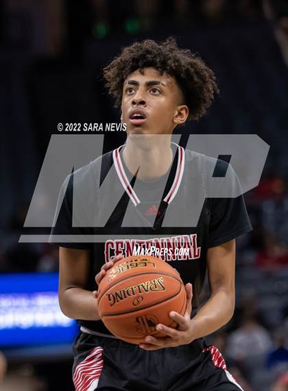 Thumbnail 1 in Centennial vs. Modesto Christian (CIF Open Division Championship) photogallery.