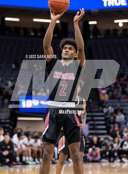 Thumbnail 1 in Centennial vs. Modesto Christian (CIF Open Division Championship) photogallery.