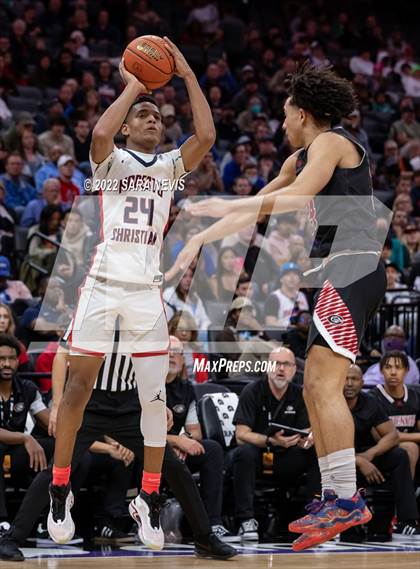 Thumbnail 1 in Centennial vs. Modesto Christian (CIF Open Division Championship) photogallery.