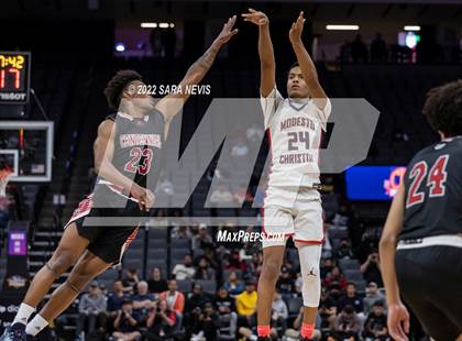 Thumbnail 3 in Centennial vs. Modesto Christian (CIF Open Division Championship) photogallery.