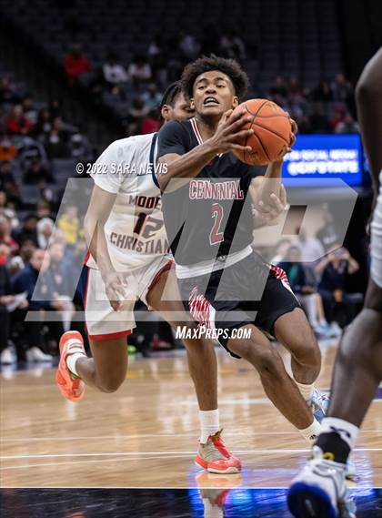 Thumbnail 2 in Centennial vs. Modesto Christian (CIF Open Division Championship) photogallery.