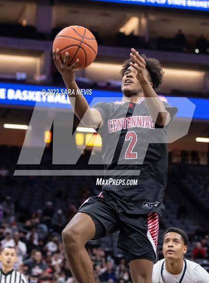 Thumbnail 3 in Centennial vs. Modesto Christian (CIF Open Division Championship) photogallery.