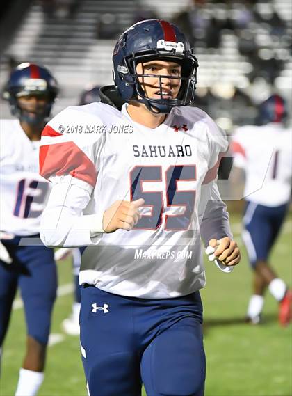 Thumbnail 2 in Salpointe Catholic vs. Sahuaro (AIA 4A Semifinal)  photogallery.