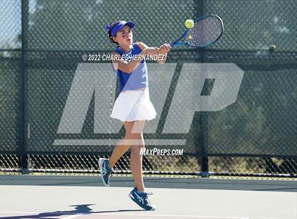 Thumbnail 3 in Alamo Heights vs Centennial (UIL 5A Team Tennis Semifinal) photogallery.