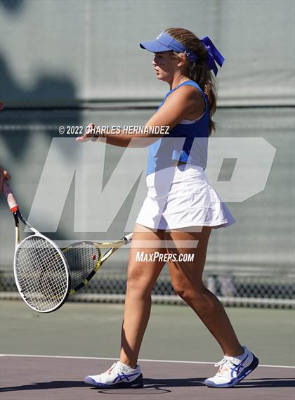 Thumbnail 2 in Alamo Heights vs Centennial (UIL 5A Team Tennis Semifinal) photogallery.