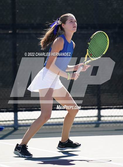Thumbnail 2 in Alamo Heights vs Centennial (UIL 5A Team Tennis Semifinal) photogallery.