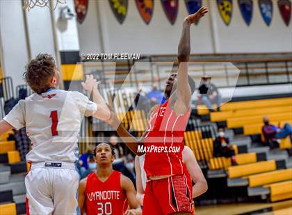 Thumbnail 1 in Shawnee Heights vs Wyandotte (Mid-Season Tournament) photogallery.