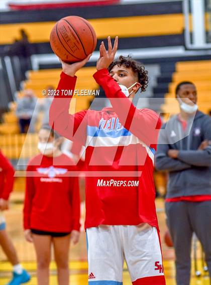 Thumbnail 3 in Shawnee Heights vs Wyandotte (Mid-Season Tournament) photogallery.