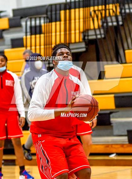 Thumbnail 2 in Shawnee Heights vs Wyandotte (Mid-Season Tournament) photogallery.