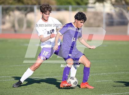 Thumbnail 1 in Arizona College Prep vs Queen Creek (Coyote Classic Tournament) photogallery.