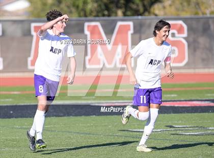 Thumbnail 3 in Arizona College Prep vs Queen Creek (Coyote Classic Tournament) photogallery.